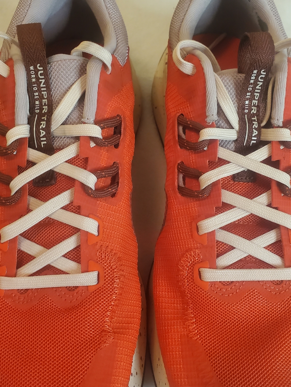 Nike Men’s Orange and Brown Juniper Trail Sneakers